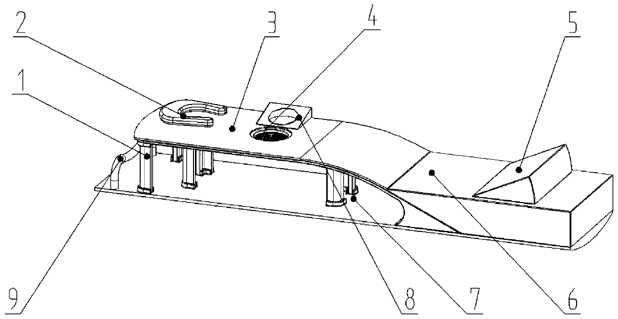 Magnetic resonance imaging navigation planning system based on special breast clamping device