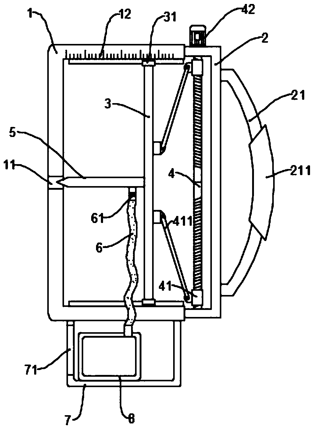 Clinical measurement sampling device for neurology department