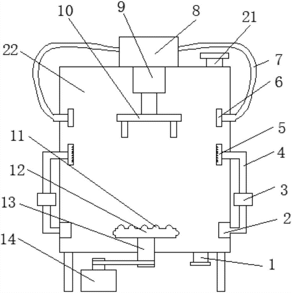 Cleaning device for automobile part production