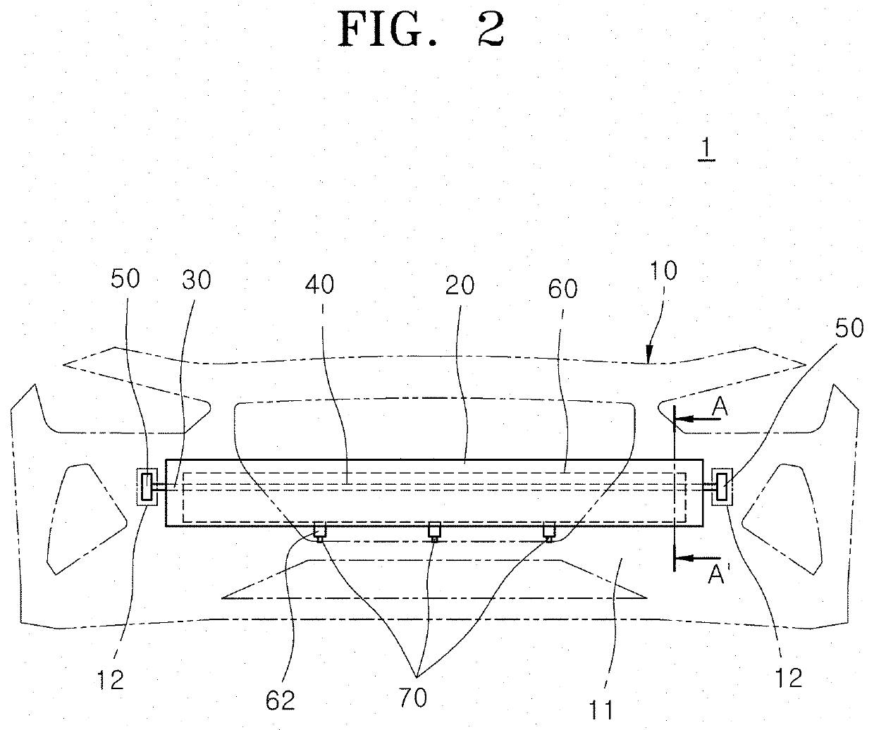 Pedestrian collision sensing device