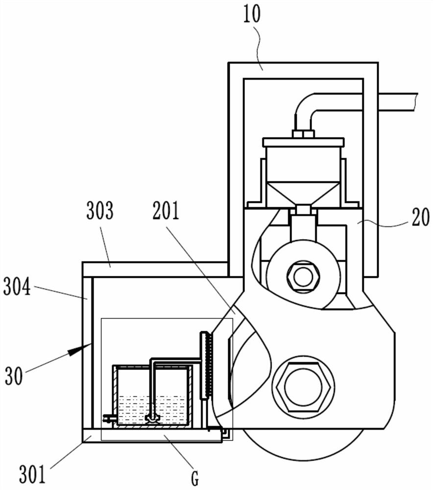 PCB board gluing device