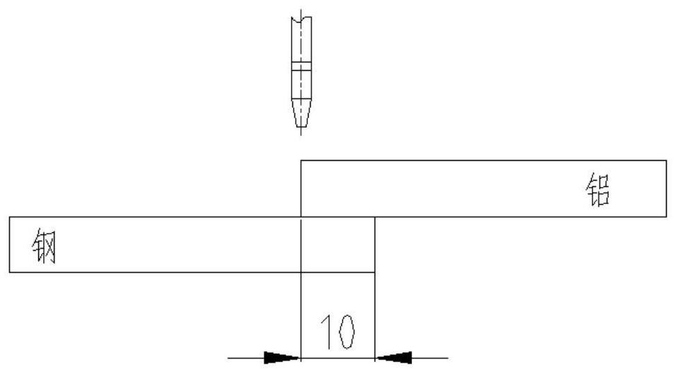 A cmt welding process of 1cr18ni9ti stainless steel and 5a06 aluminum alloy