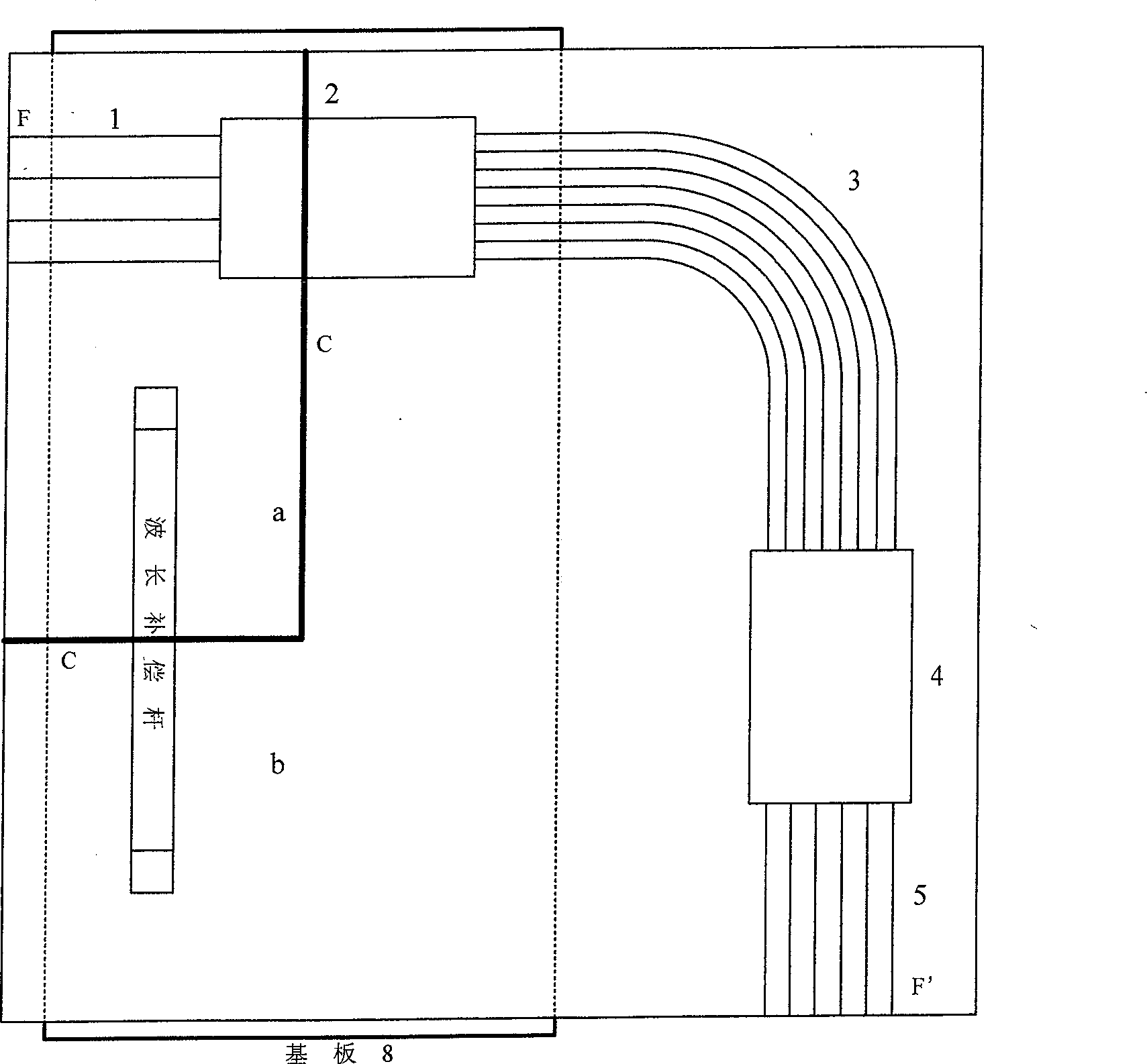 Method for manufacturing afebrile array wave-guide grating based on flat-plate wave-guide movement and delicate adjustment device