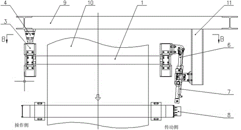 Vertical pinch correction device