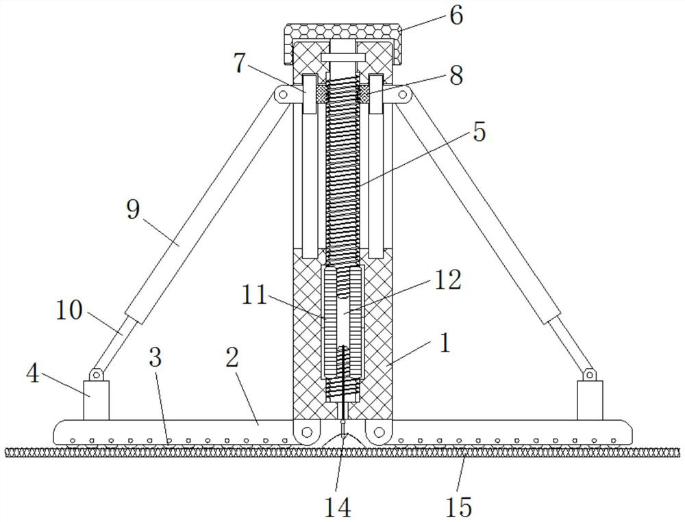 Three-thread sewn cloth thread removing device based on tooth engagement