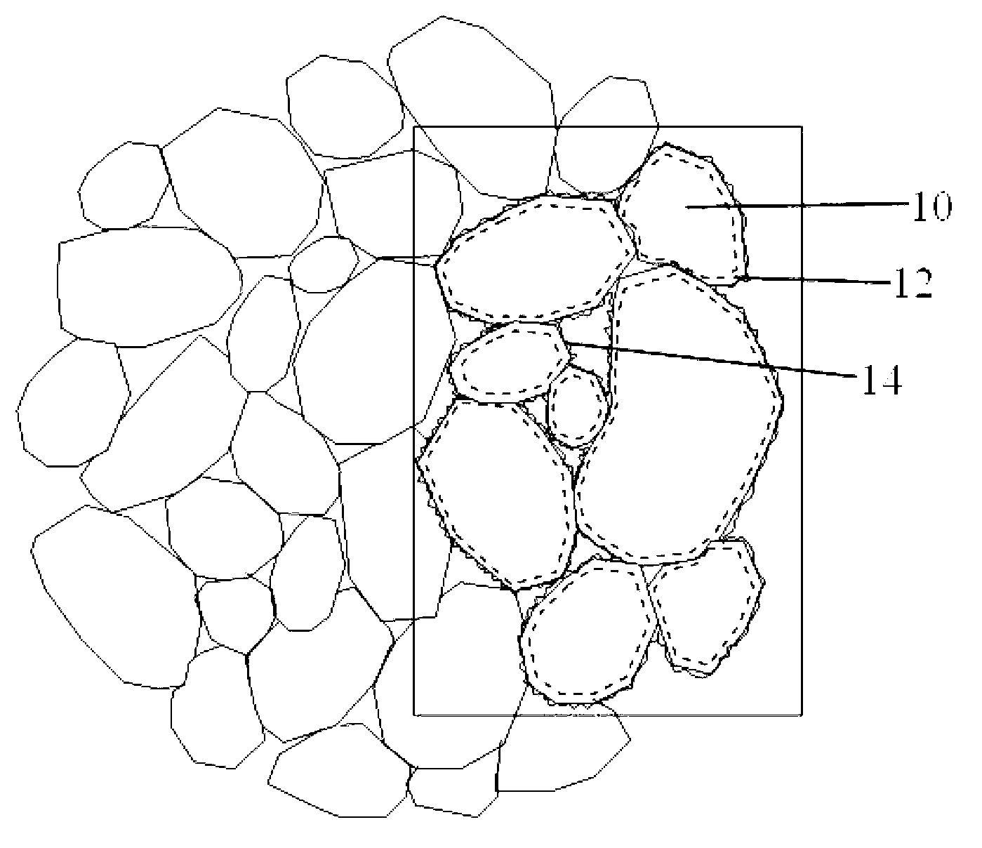 Doped modified lithium nickel cobalt manganese material, preparation method thereof and lithium ion battery