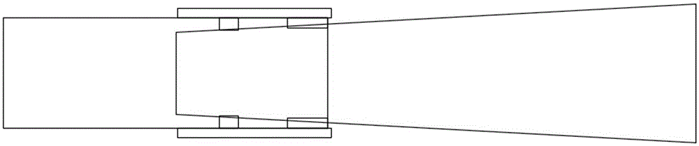 Fully mechanized mining working face two-end excess elevation segment hydraulic supporting device