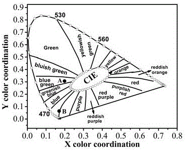 Bismuth ion doped chloroborate fluorescent powder and preparation method thereof