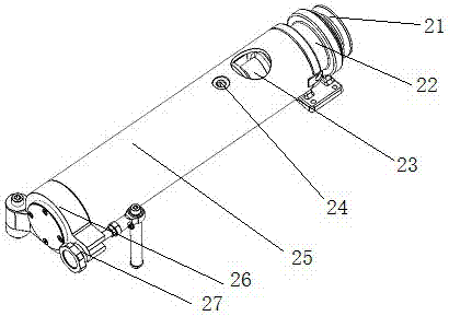 Mixer shaft for kneading and conveying device of a small fresh noodle making and selling machine