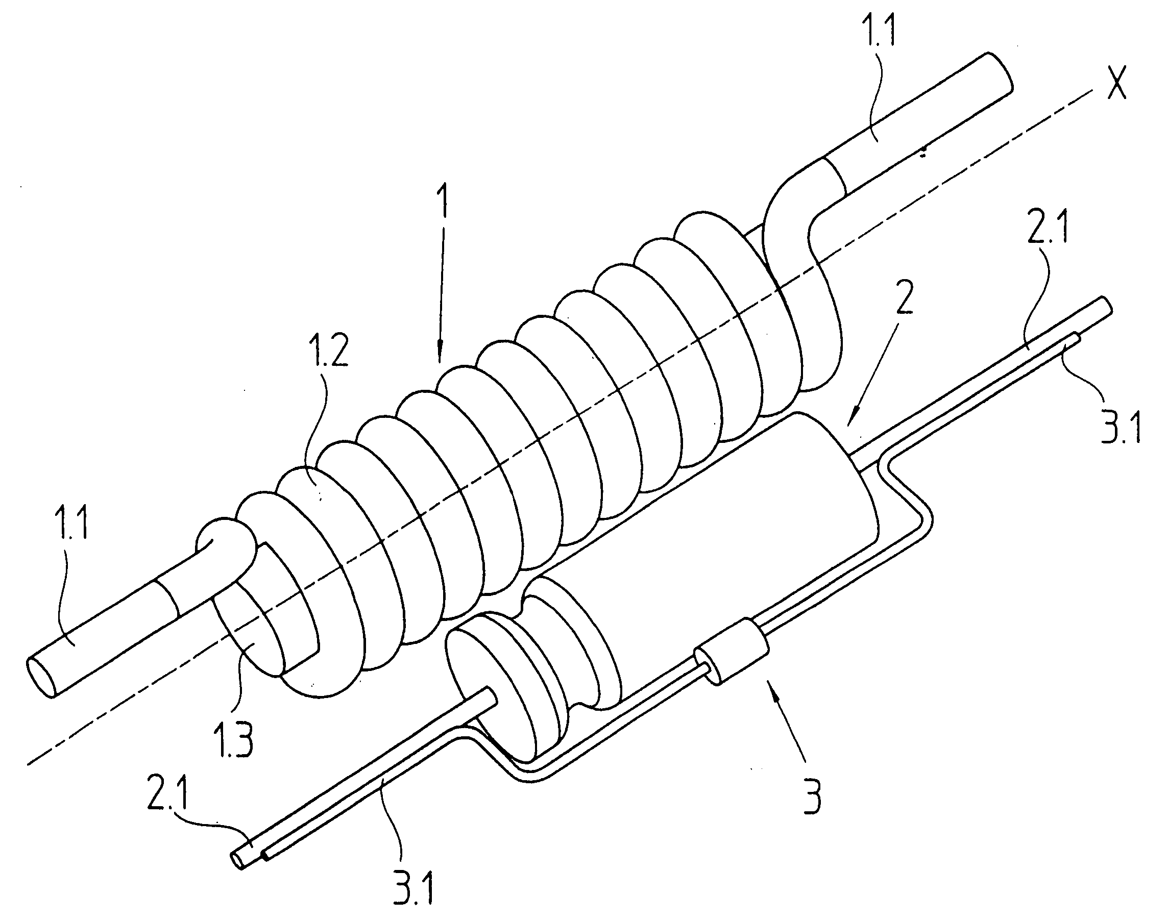 Anti-resonant circuit arrangement