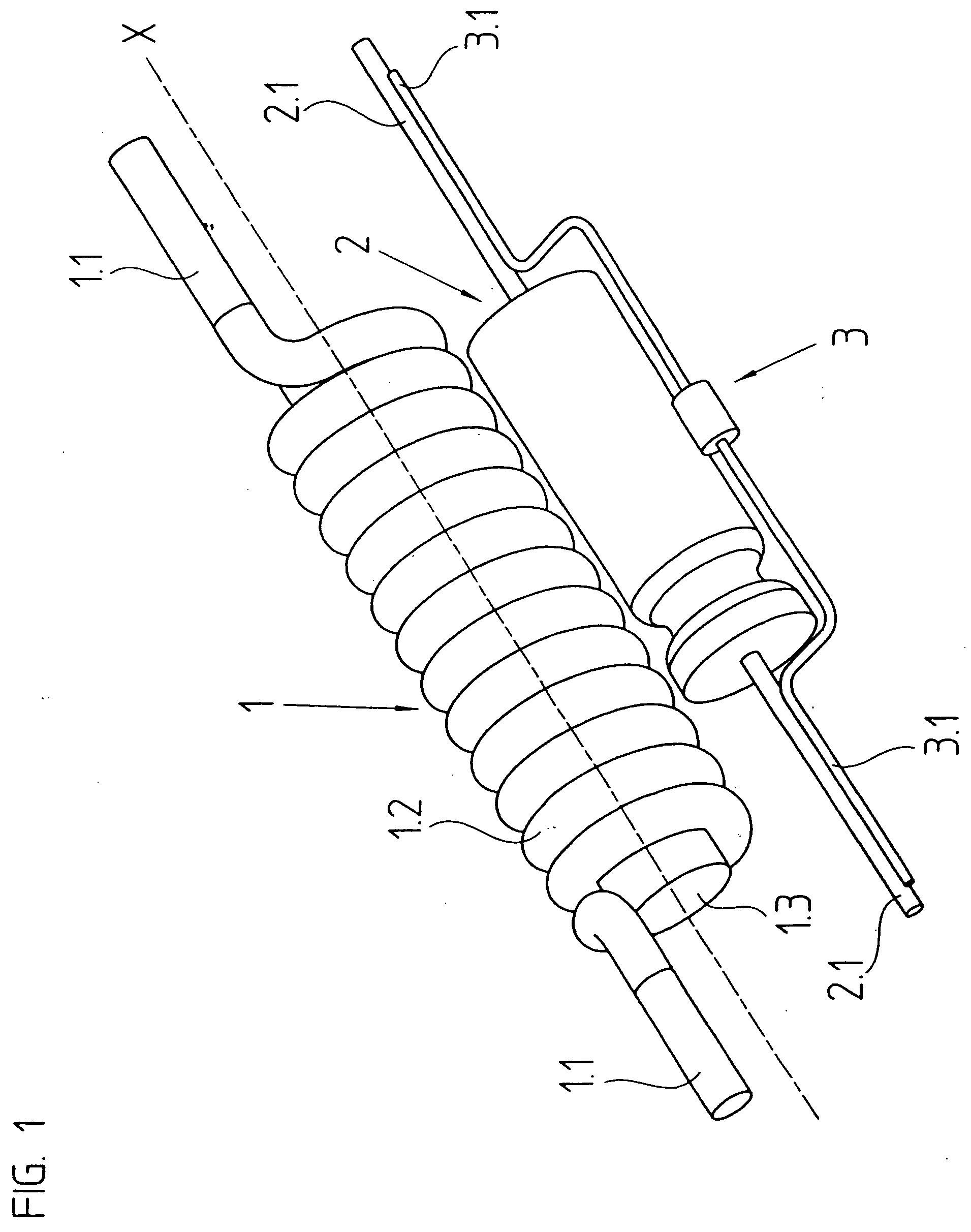 Anti-resonant circuit arrangement