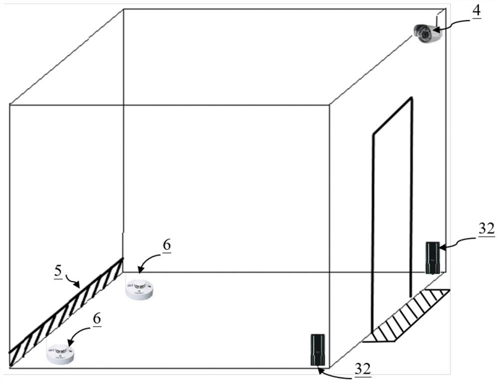 Fire escape guiding method, server and storage medium