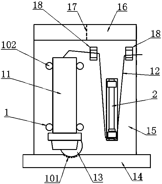 High-strength automobile luggage rack, and a preparation method and equipment thereof