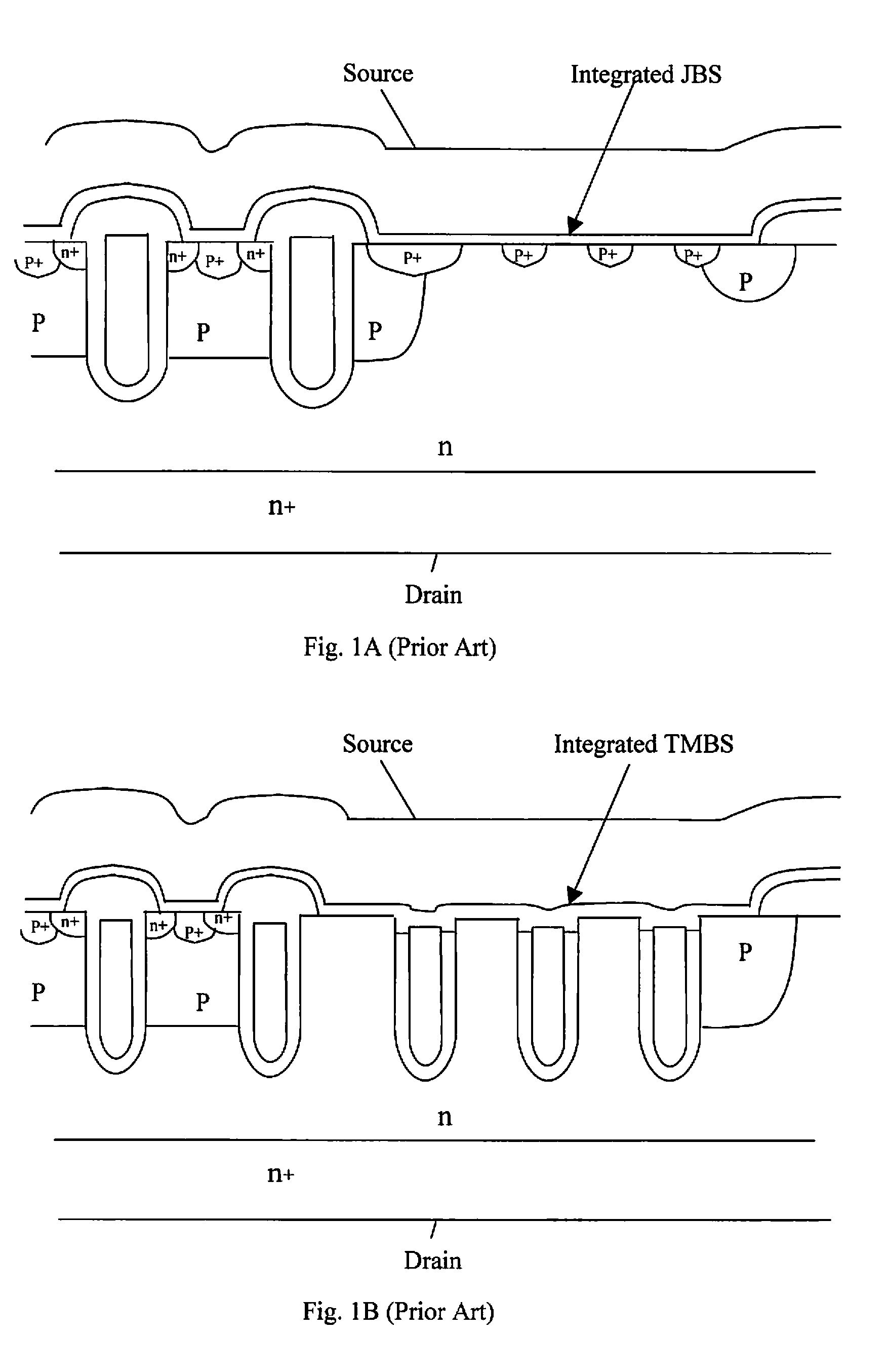 Planar srfet using no additional masks and layout method