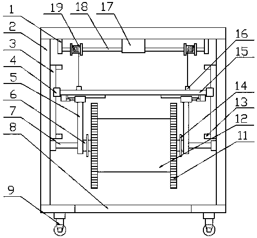 Winding device for cable production