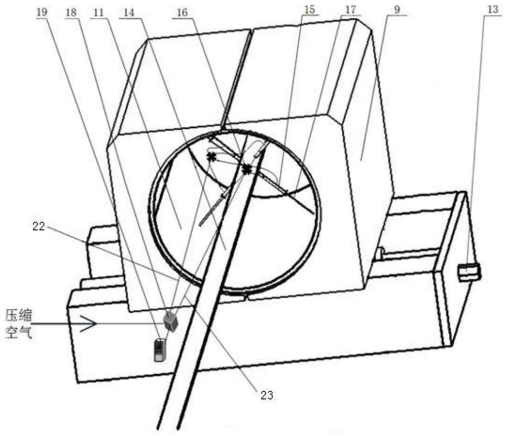 Method and device for plasticizing joint of automobile pipe fittings