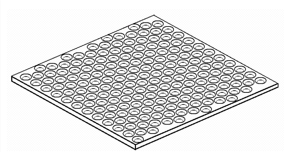 Hollowed-out membrane used as hernia patch and preparation method thereof