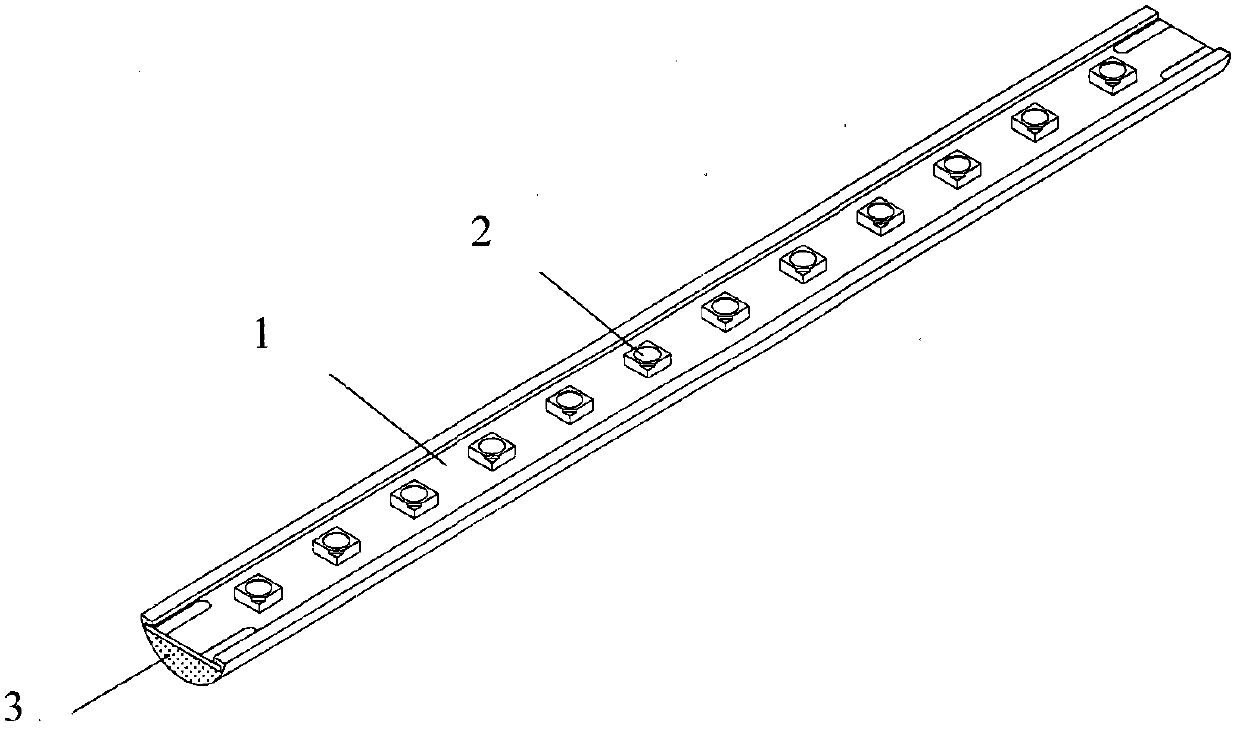 LED heat radiation structure formed by mixing heat conducting insulation powder and resin and LED linear lamp