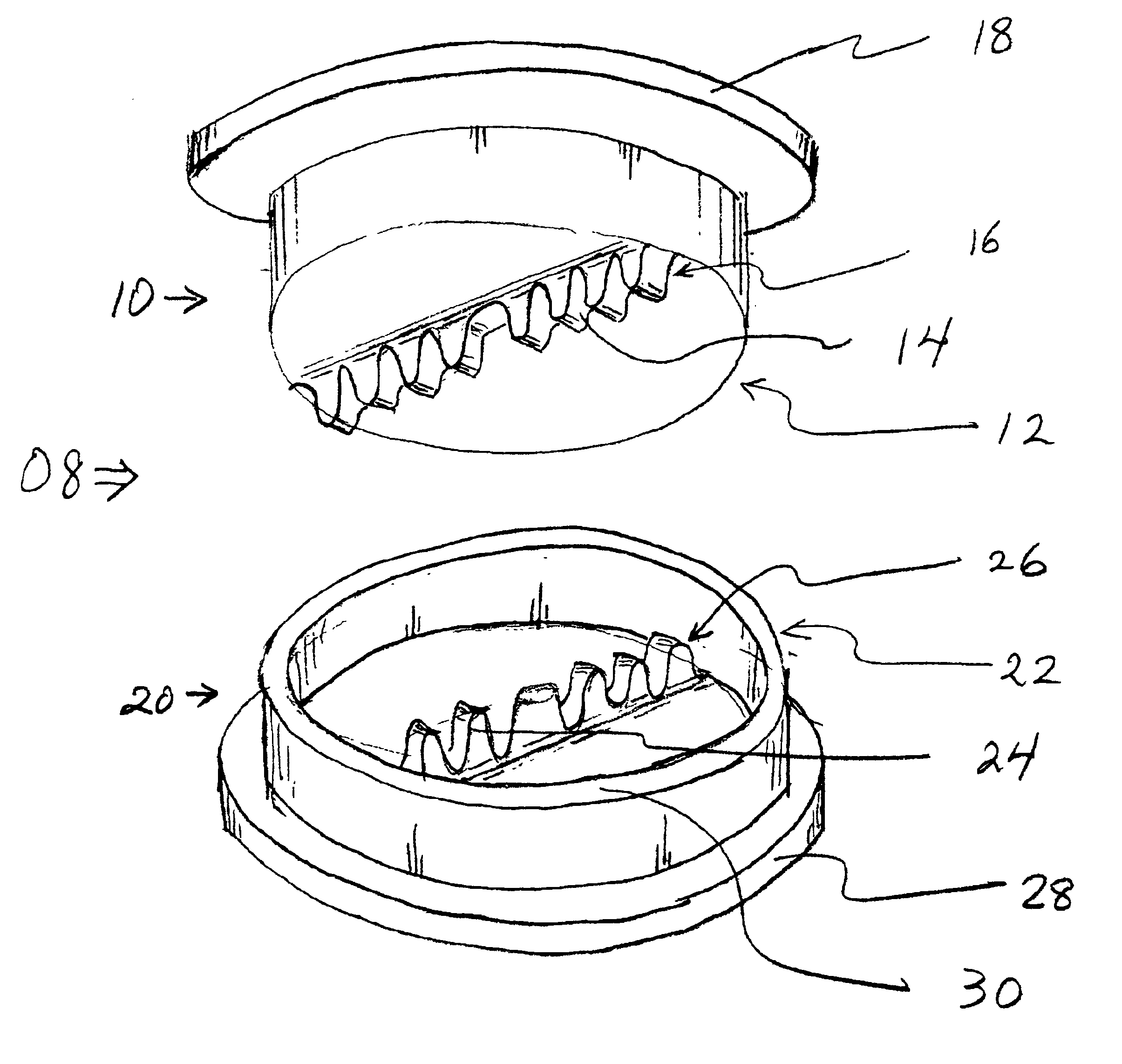 Rotary kitchen garlic tool