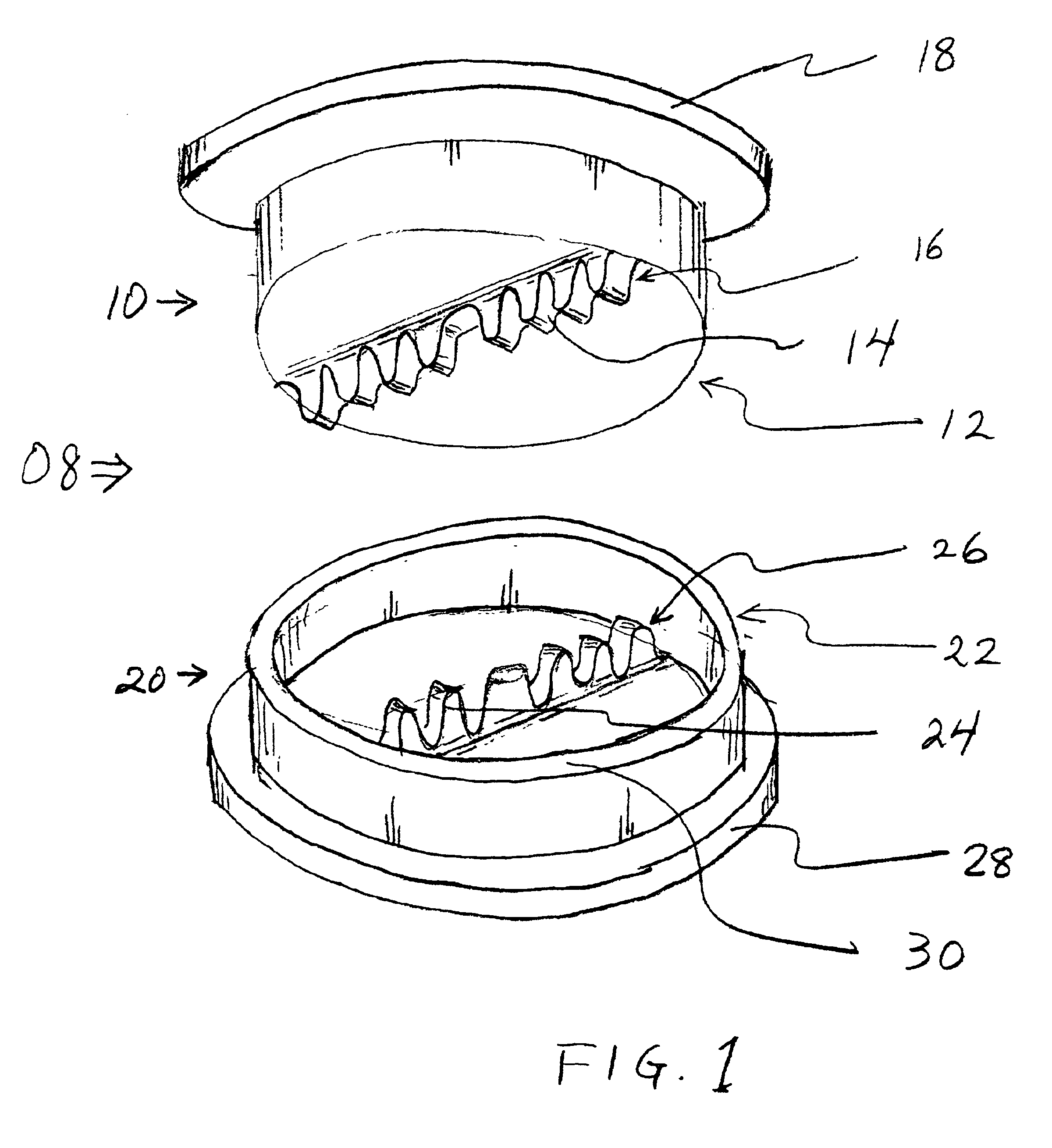 Rotary kitchen garlic tool