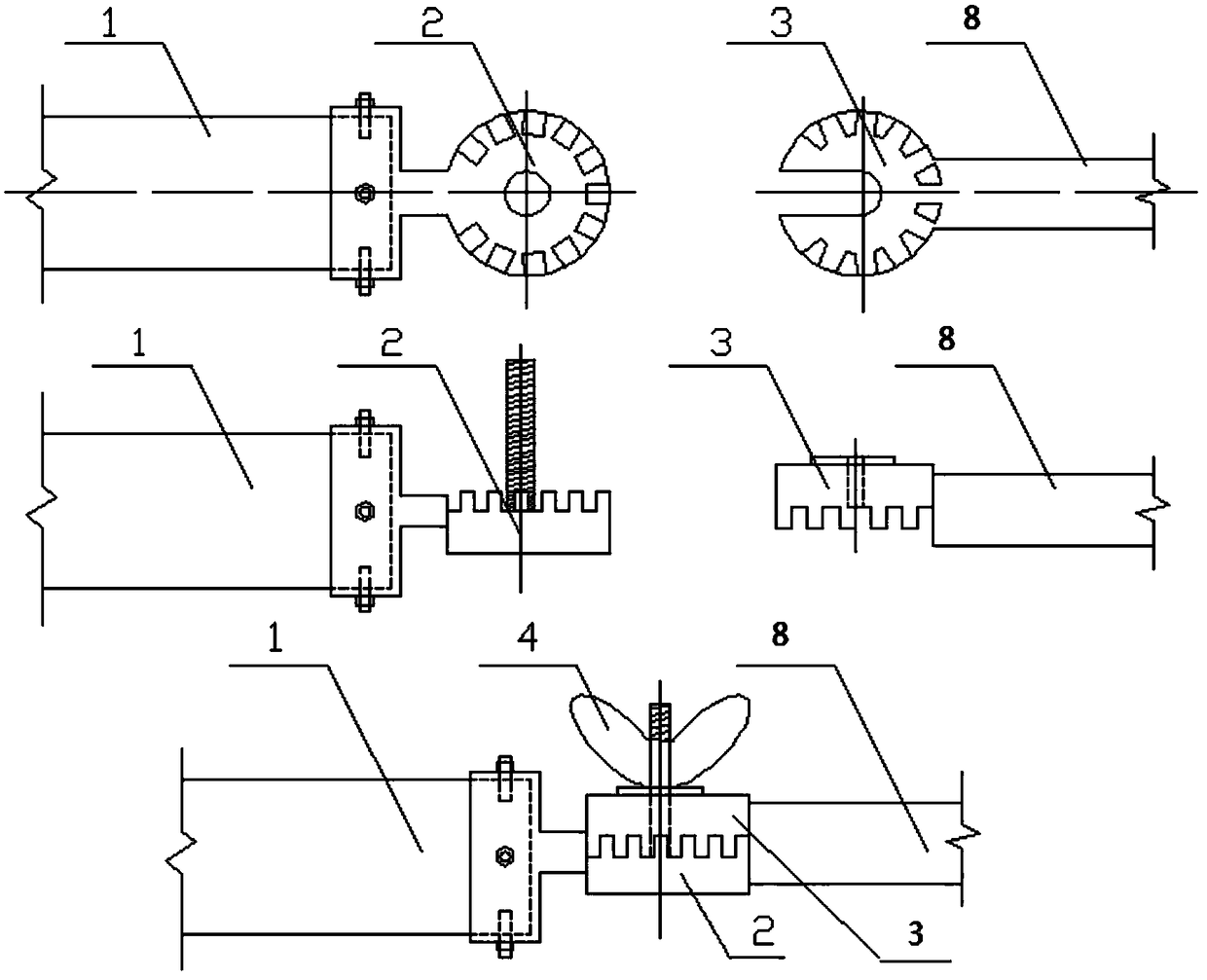 Novel tool for replacing wire side bolt on overhead transmission line in electrified mode