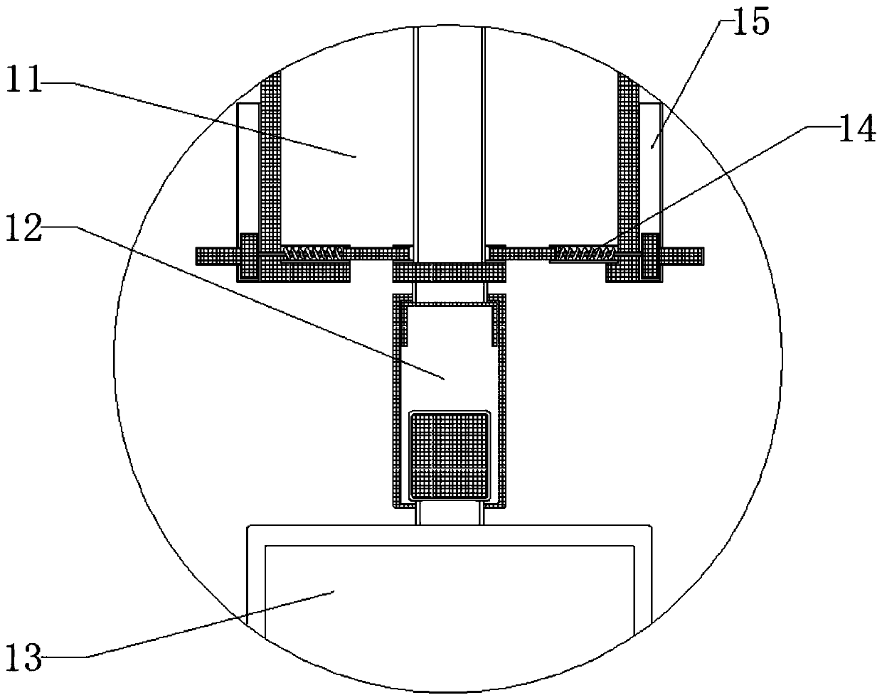 Agricultural device for quantitatively and automatically digging and sowing by using piston movement