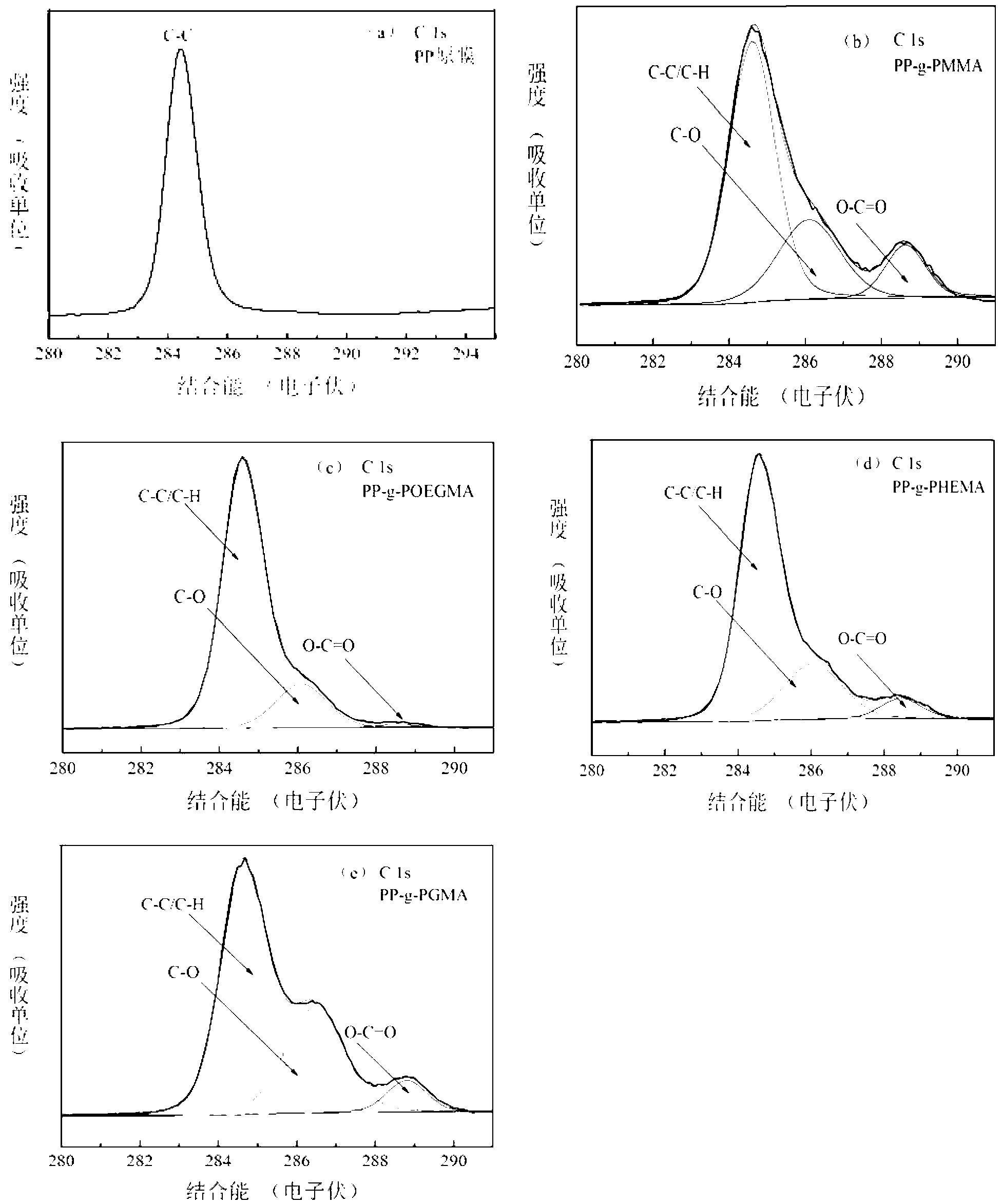 Polypropylene modified functional film and preparation method thereof