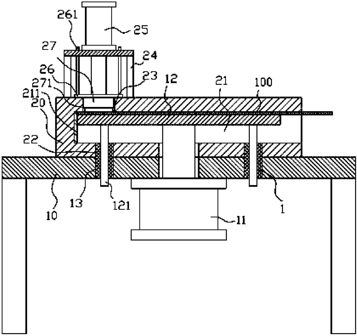 Leather-adhesion hook-and-loop fastener installation mechanism