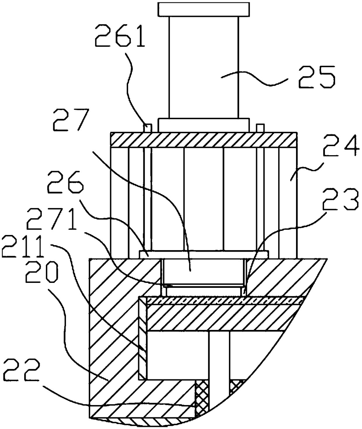 Leather-adhesion hook-and-loop fastener installation mechanism