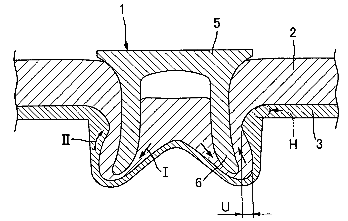 Self-piercing rivet setting die and apparatus