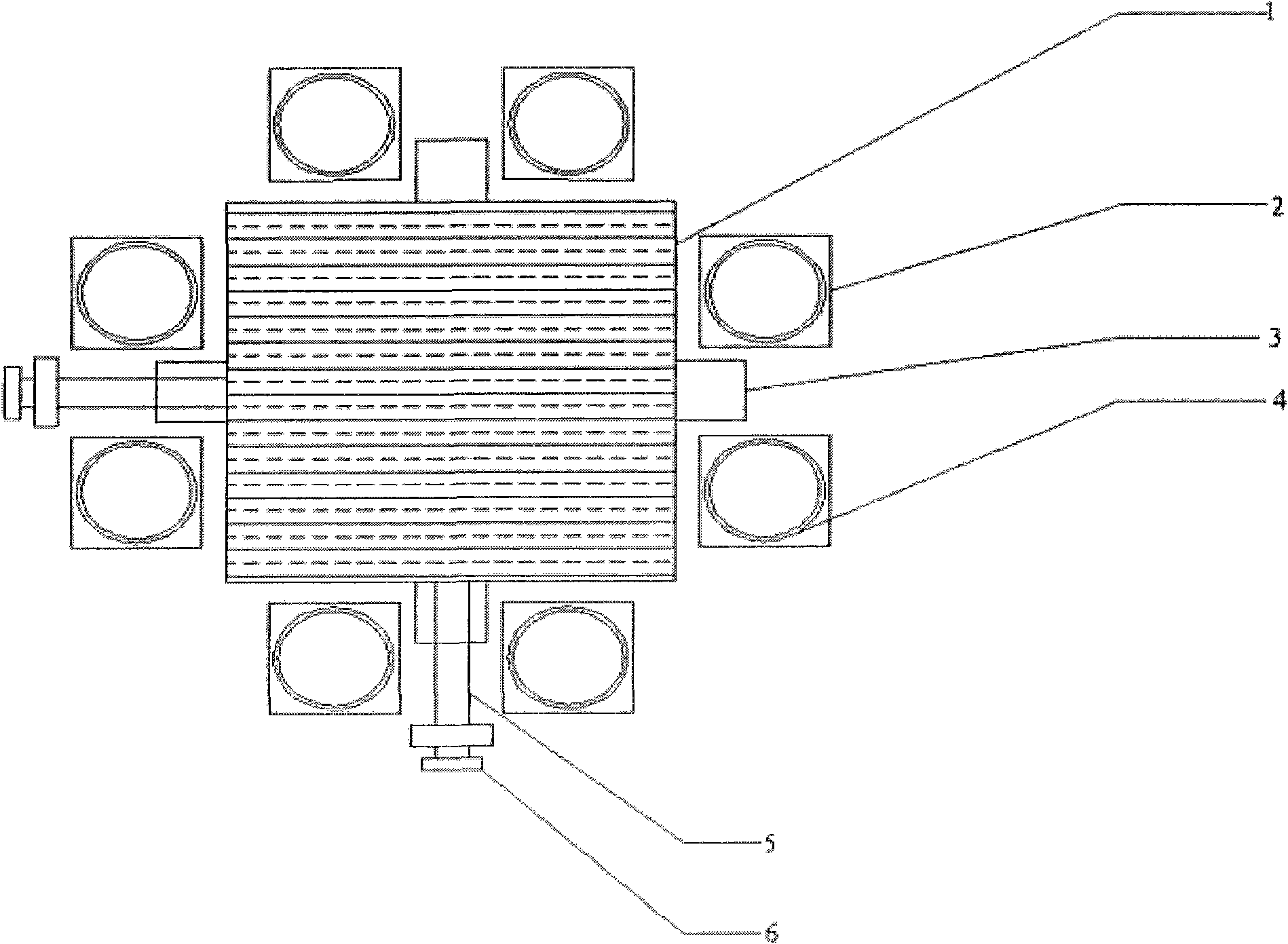 Ultra-deep well drilling simulation experiment device