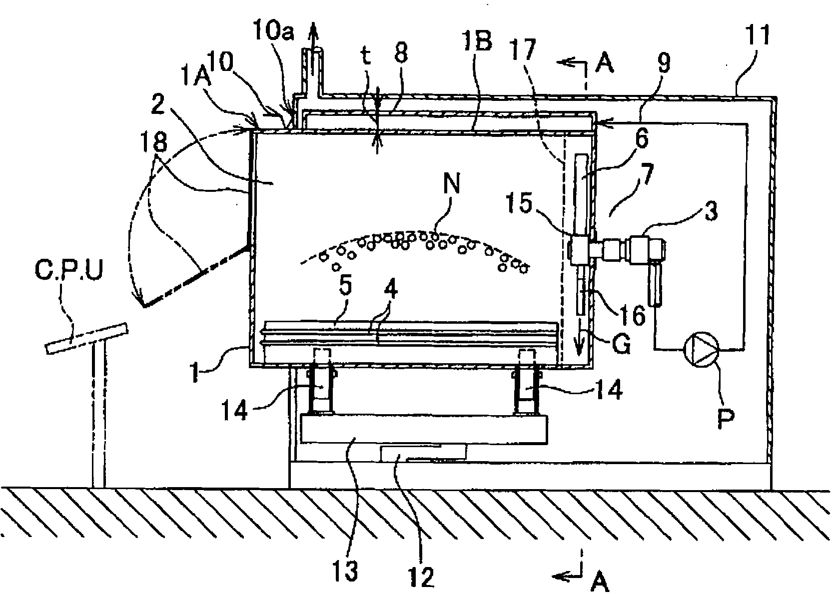 Vacuum drying device of domestic garbage