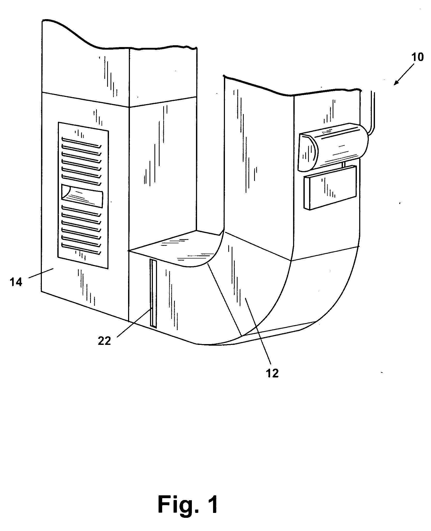 Air cleaner and expandable frame therefor