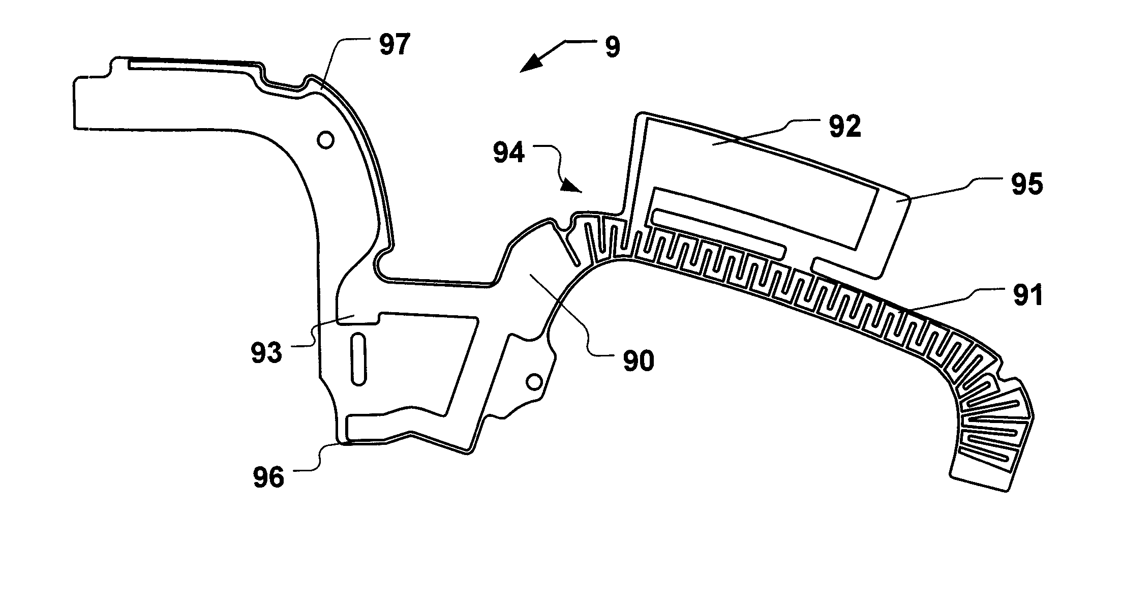 Multi-Band Antenna Device For Radio Communication Terminal And Radio Communication Terminal Comprising The Multi-Band Antenna Device