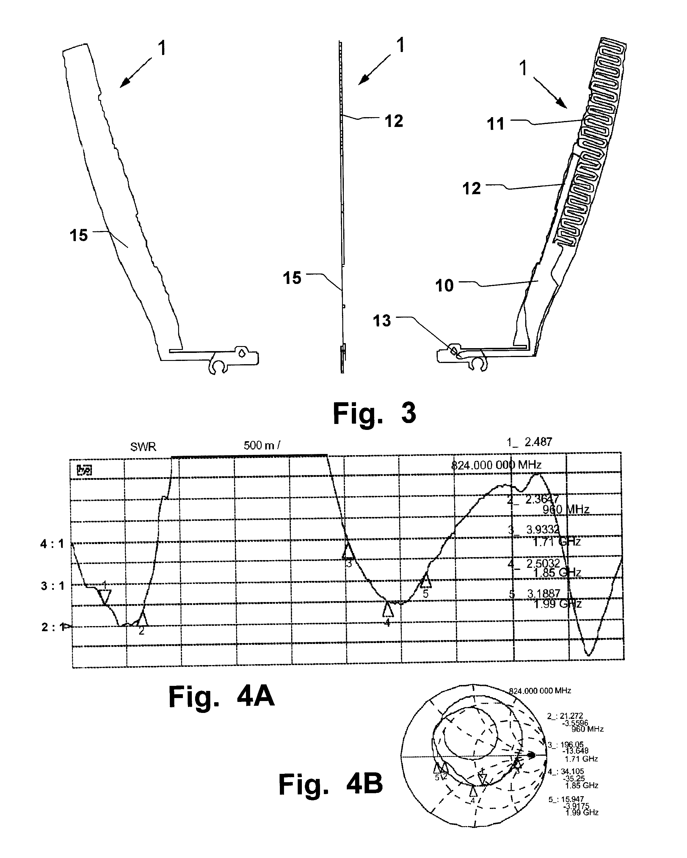 Multi-Band Antenna Device For Radio Communication Terminal And Radio Communication Terminal Comprising The Multi-Band Antenna Device