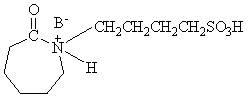 Sulfonic- functionalized caprolactam acidic ion liquid and preparation method thereof