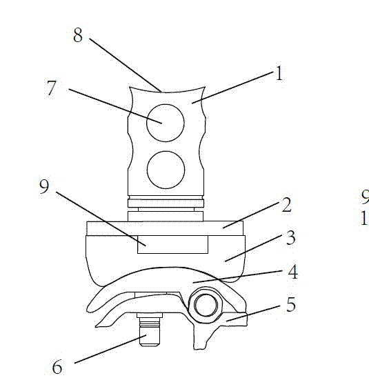 Buffer-type artificial ankle joint