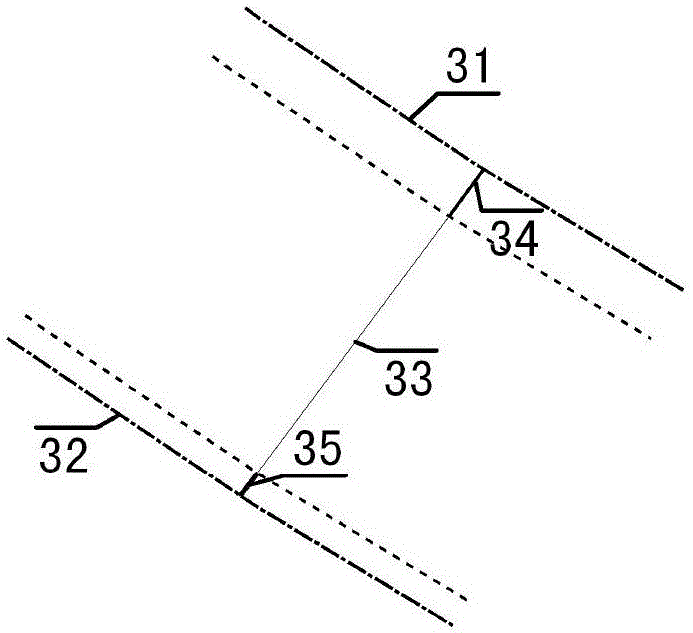 Treating method for descending of water level of channel on downstream near-dam section of ship lock in inland river