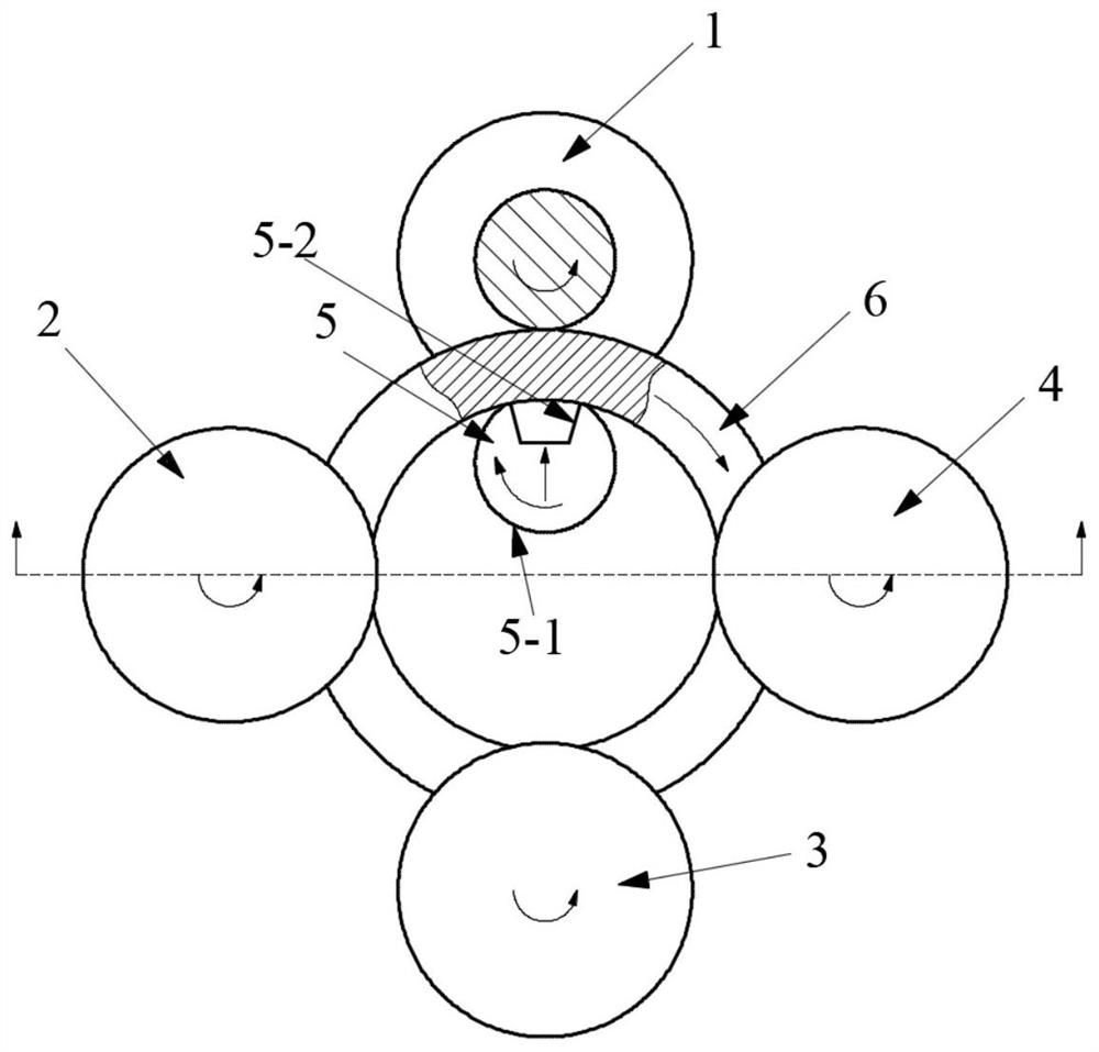 A method for sizing and rolling forming of axially inner ribbed cylindrical parts