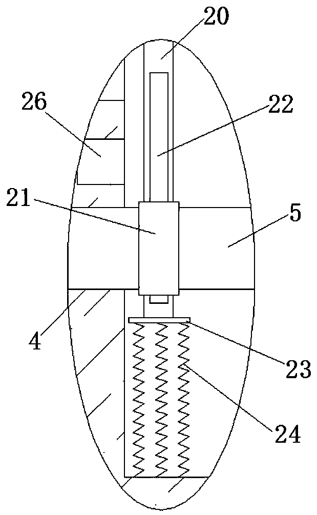 Scattered water feeding equipment with damping and cooling devices and application method