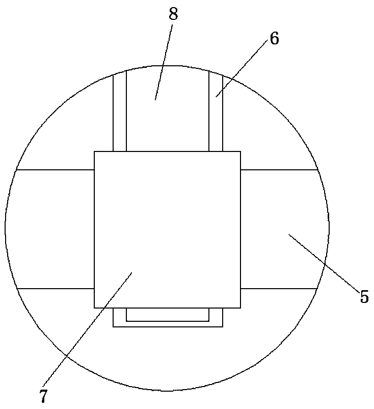 Scattered water feeding equipment with damping and cooling devices and application method