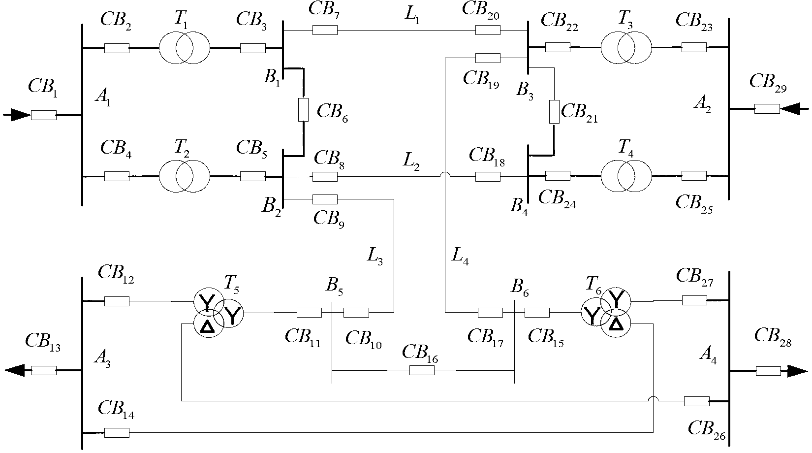 Power system fault diagnostic method based on probability Petri net