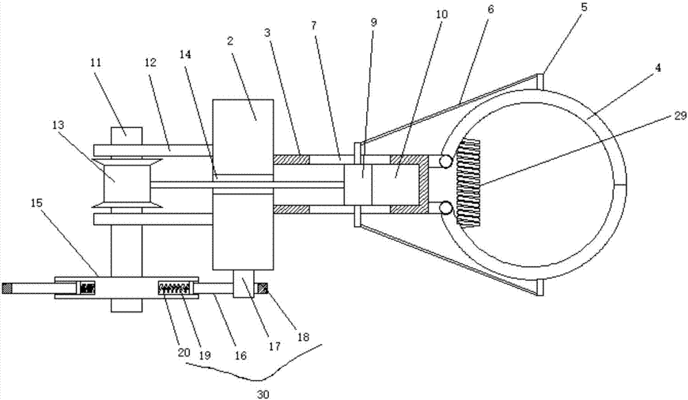 Supporting and watering device for sapling planting