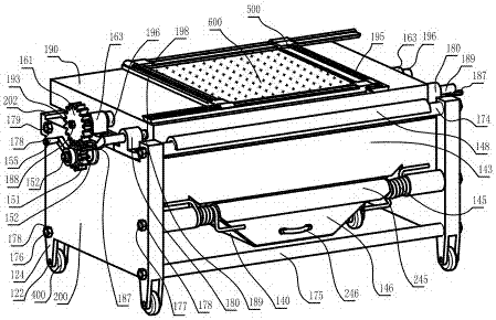 Thread lock pin gear turntable butadiene rubber round rail pressure plate glass inspection rack