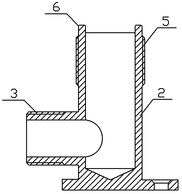 Wall-penetrating device for stainless steel corrugated hose for gas delivery