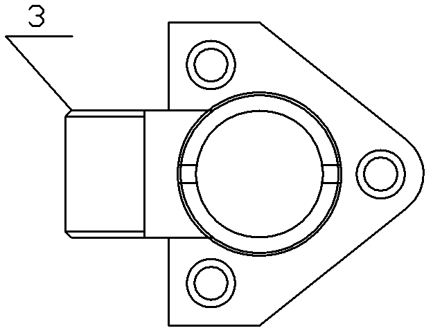 Wall-penetrating device for stainless steel corrugated hose for gas delivery