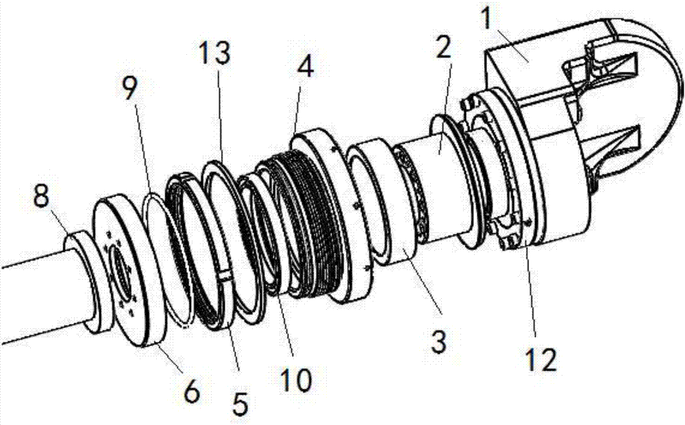 Waterproof sealing device of robot and mechanical arm with same