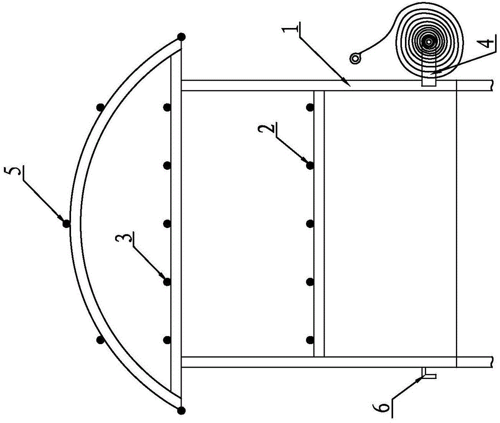 Method for height setting, layered distribution, rain sheltering and cultivating of jujube trees and device thereof for dwarfing, clipping, shaping and sheltering rain