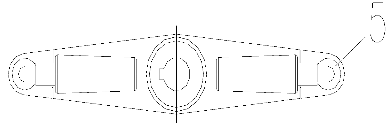 A telescopic and foldable brake crank for rail vehicle hand brake