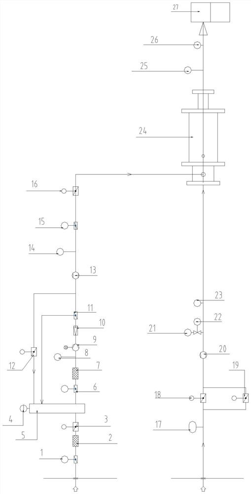 Diesel oil combustion device for supercharger test bed